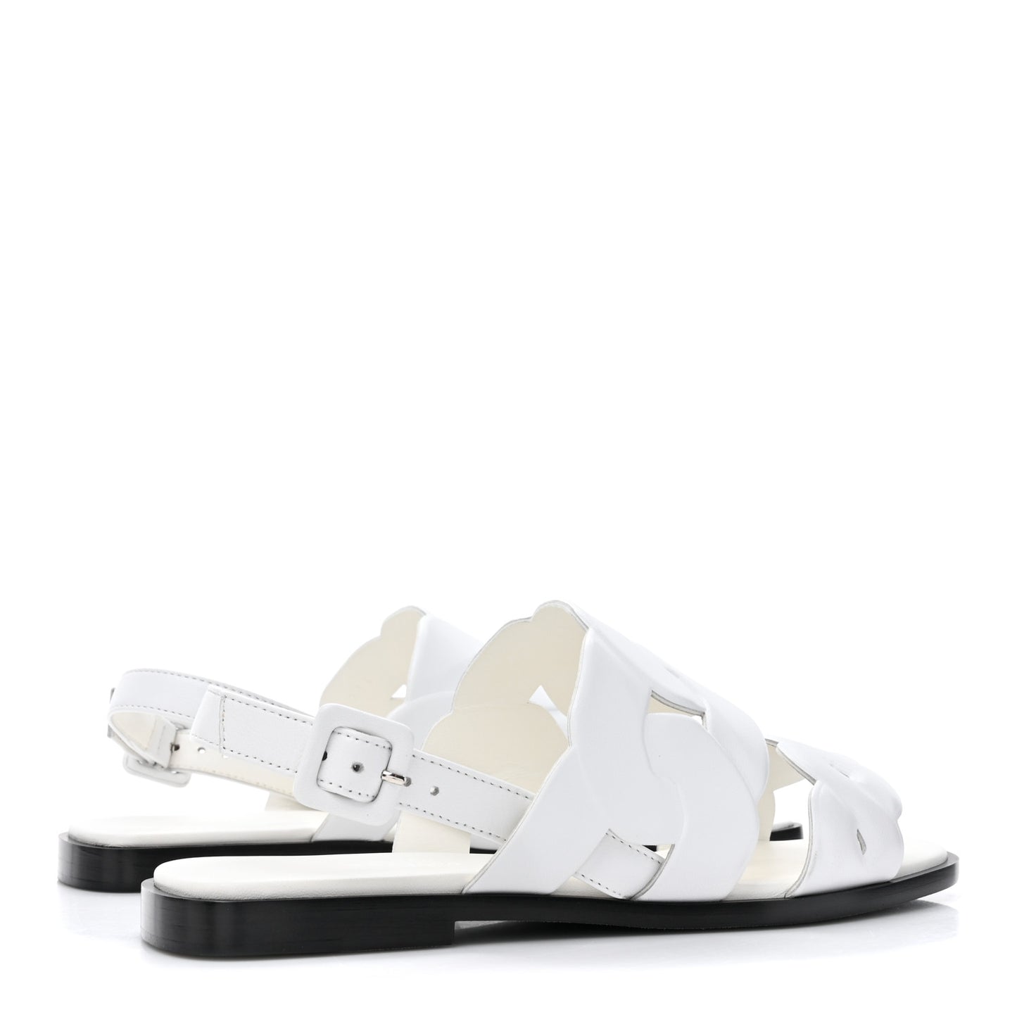 Nappa Womens Grace Sandals 36.5 White