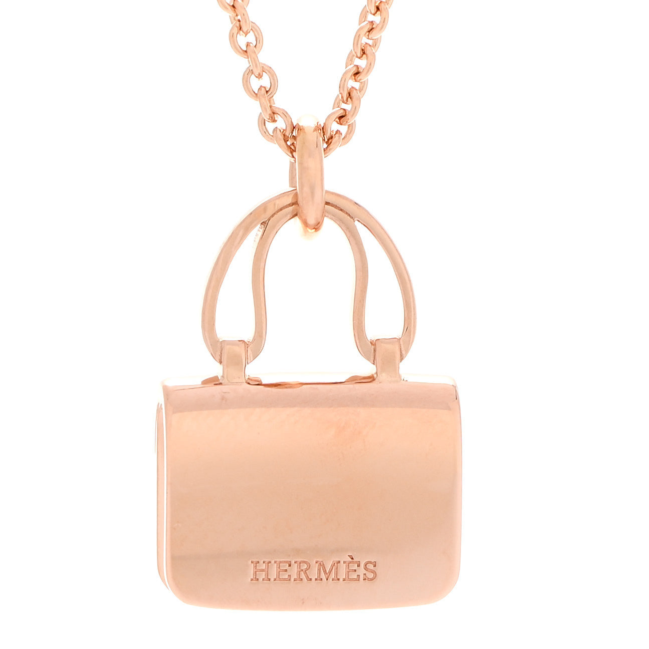 18K Rose Gold Diamond Constance Amulettes Pendant Necklace