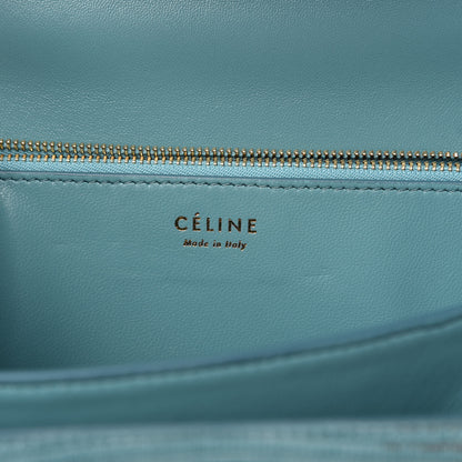 Celine Lizard Medium Classic Box Flap Bag Antarctic 8 of 9
