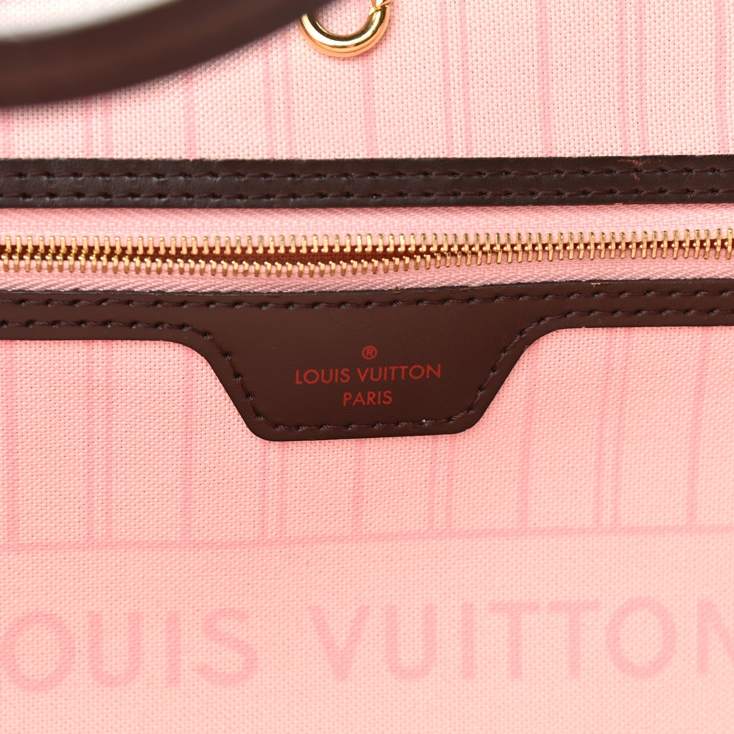 Louis Vuitton Damier Ebene Neo Neverfull MM Rose Ballerine 6 of 13