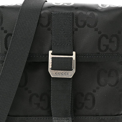Gucci Econyl Nylon Monogram Off The Grid Messenger Bag Black 8 of 11