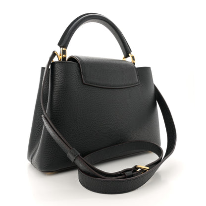 Louis Vuitton Taurillon Capucines BB Black 3 of 11