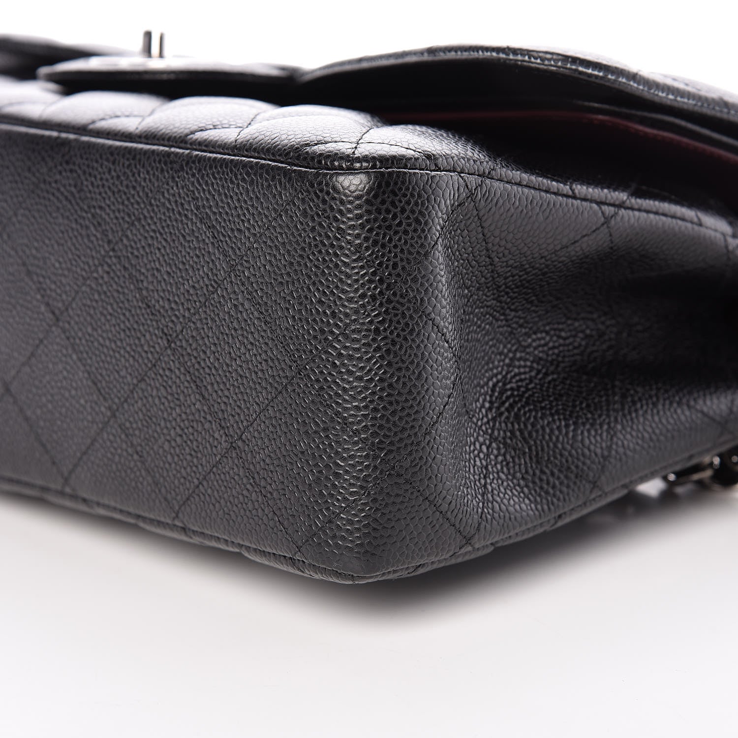 Chanel Caviar Quilted Jumbo Double Flap Black 8 of 15
