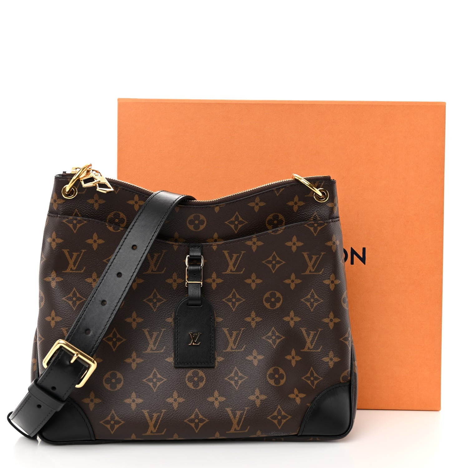 Louis Vuitton Monogram Odeon MM Black 9 of 9