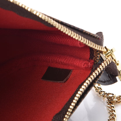 Louis Vuitton Damier Ebene Mini Pochette Accessories 7 of 8