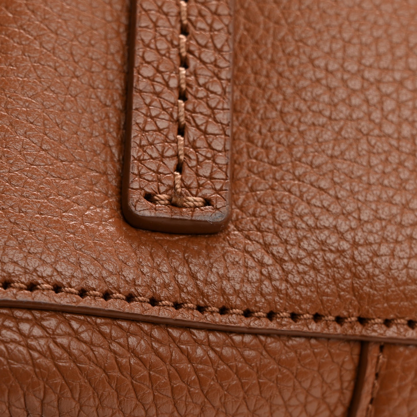 Grained Calfskin Medium The Tote Bag Argan Oil