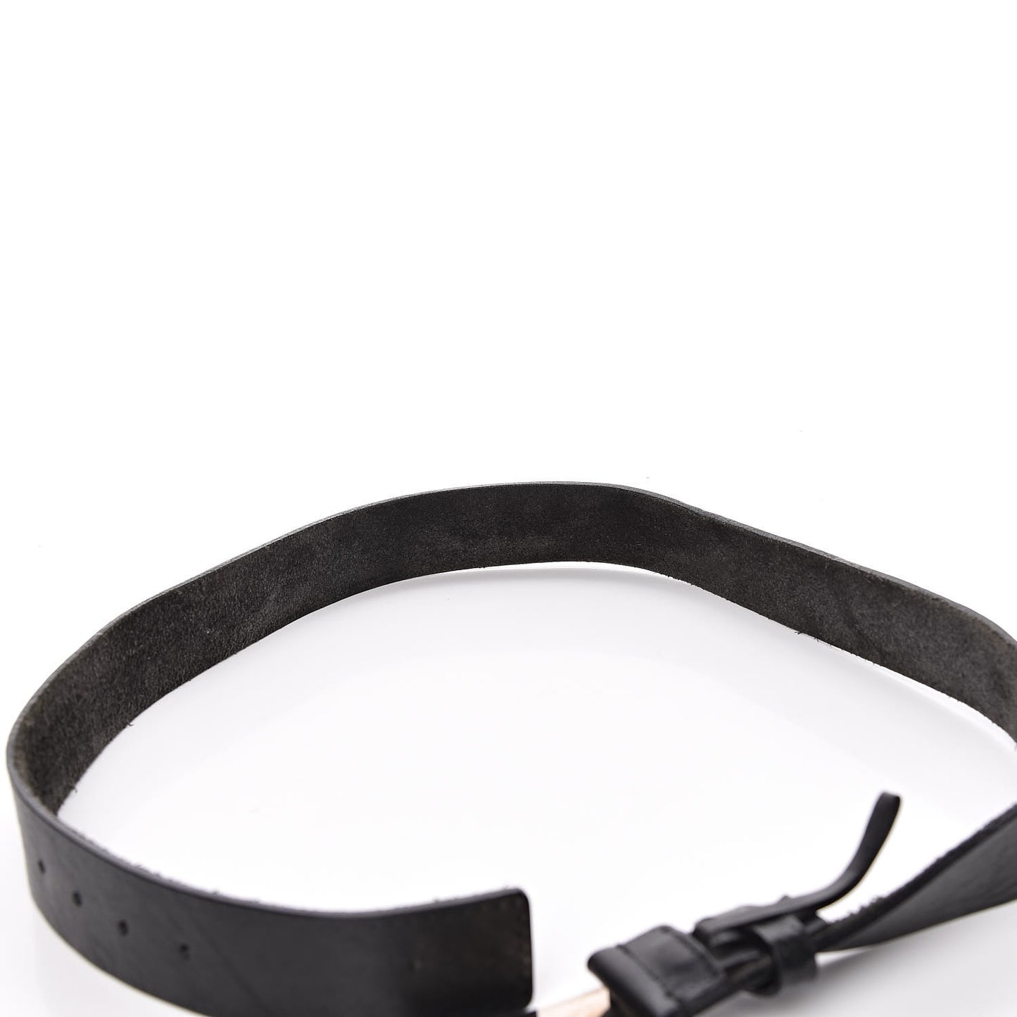 Calfskin Guccissima Buckle Belt 95 38 Black