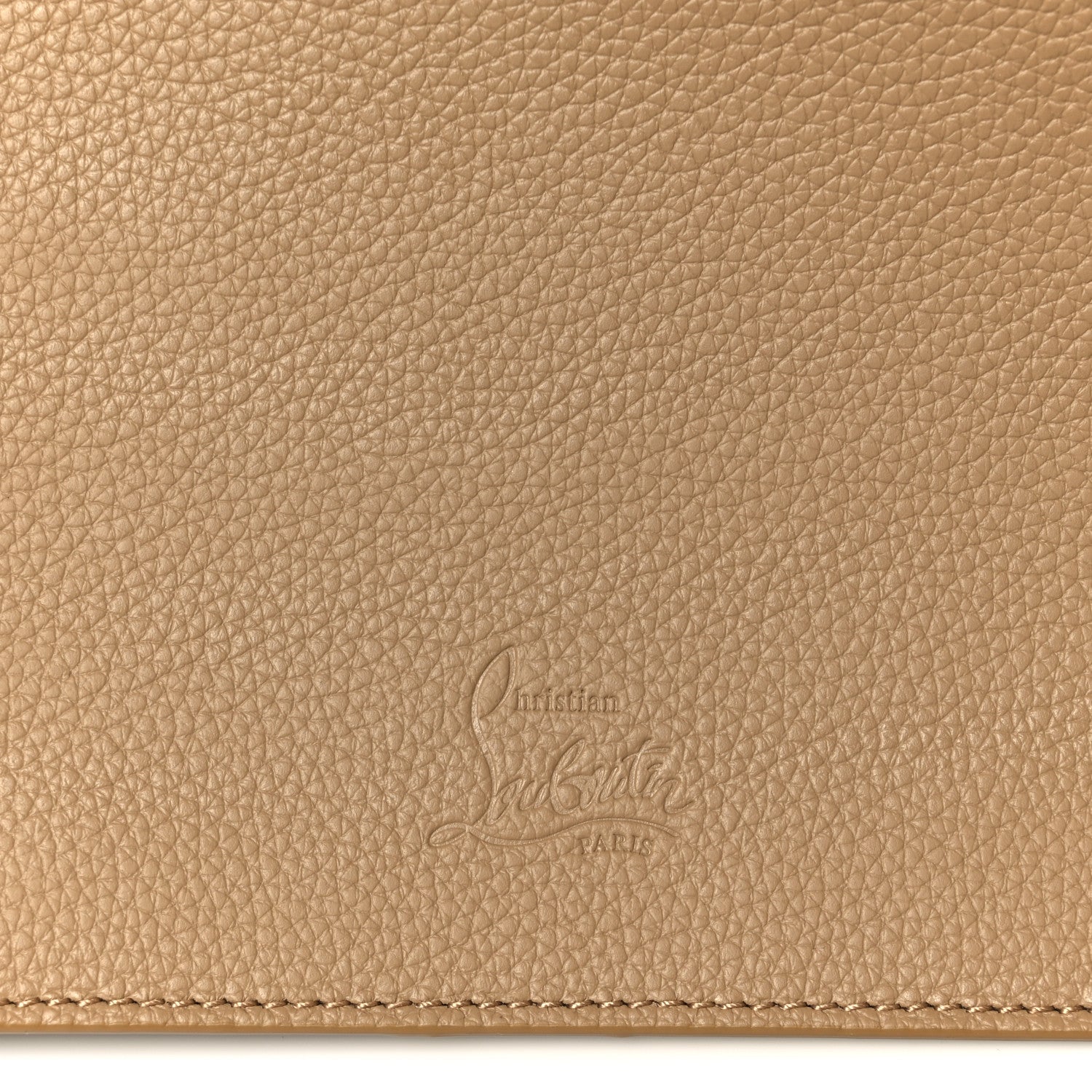 Christian Louboutin Grained Calfskin Small Cabata Soft Tote Lionne 8 of 12