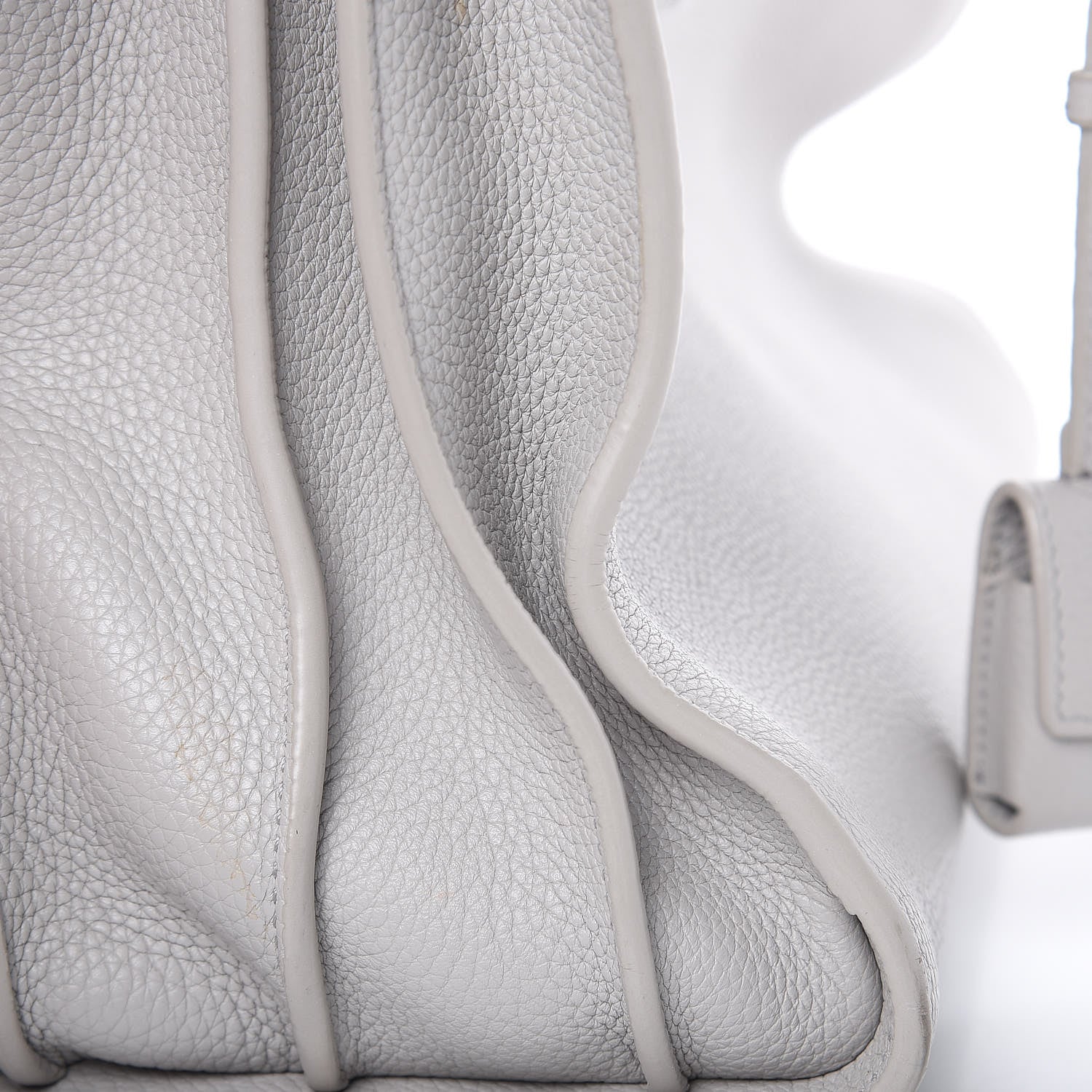 Saint Laurent Grained Calfskin Small Supple Sac De Jour Souris 13 of 18