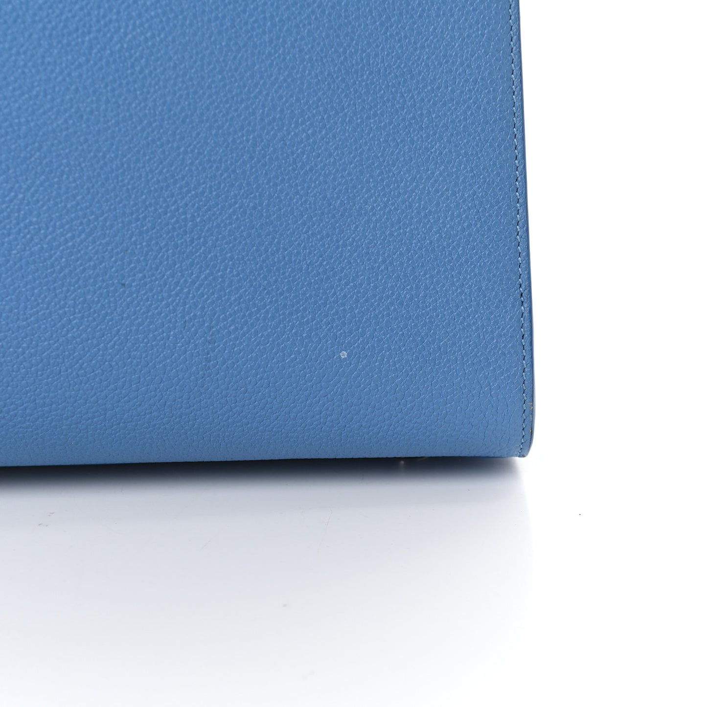 Grained Calfskin Small Sac De Jour Blue Clair