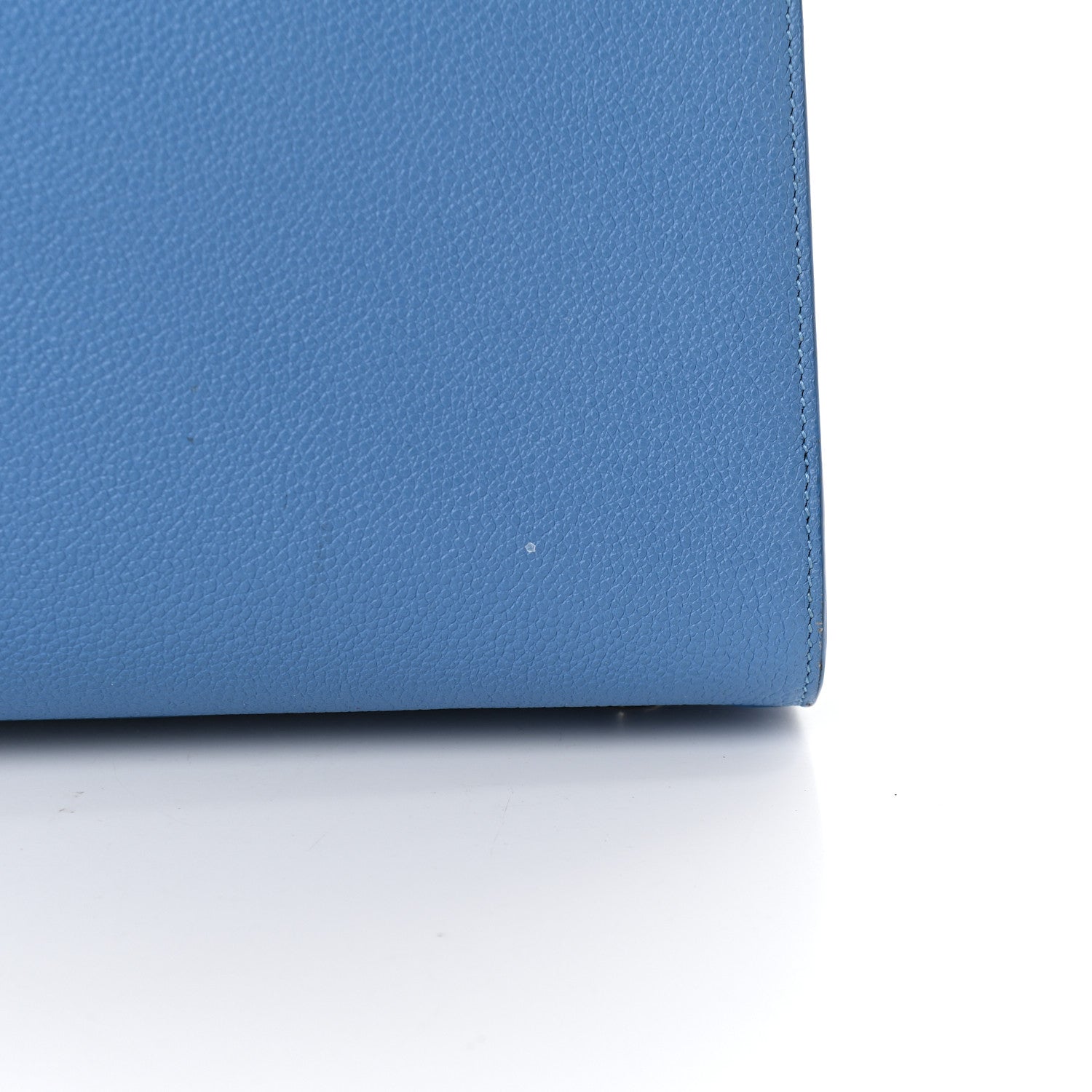 Saint Laurent Grained Calfskin Small Sac De Jour Blue Clair 10 of 10