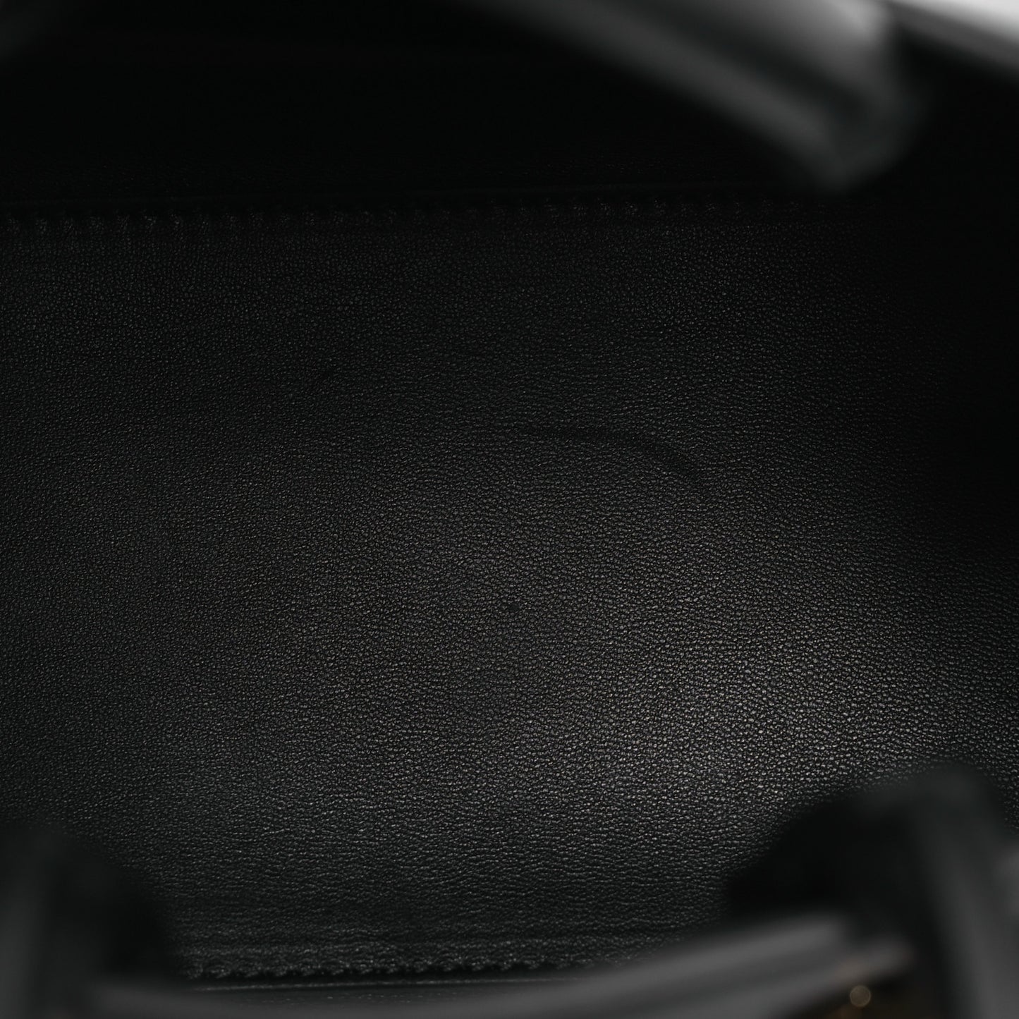 Calfskin Mini Hug Bag Black