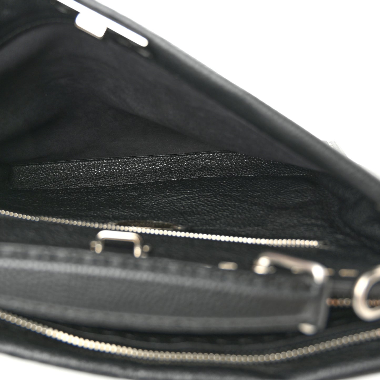 Cuoio Romano Selleria Studded Large Peekaboo Iconic Fit Satchel Black
