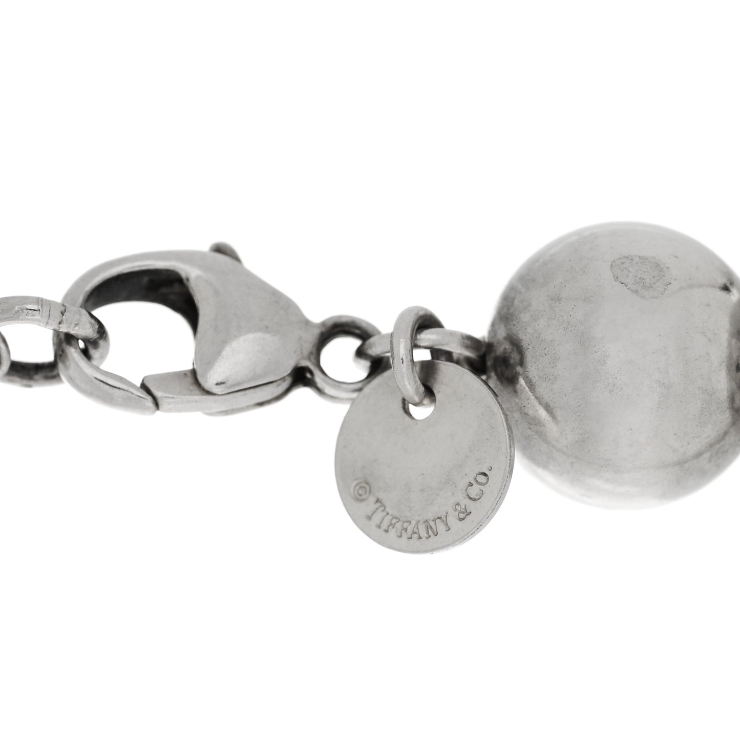 Sterling Silver 10mm Hardwear Ball Necklace