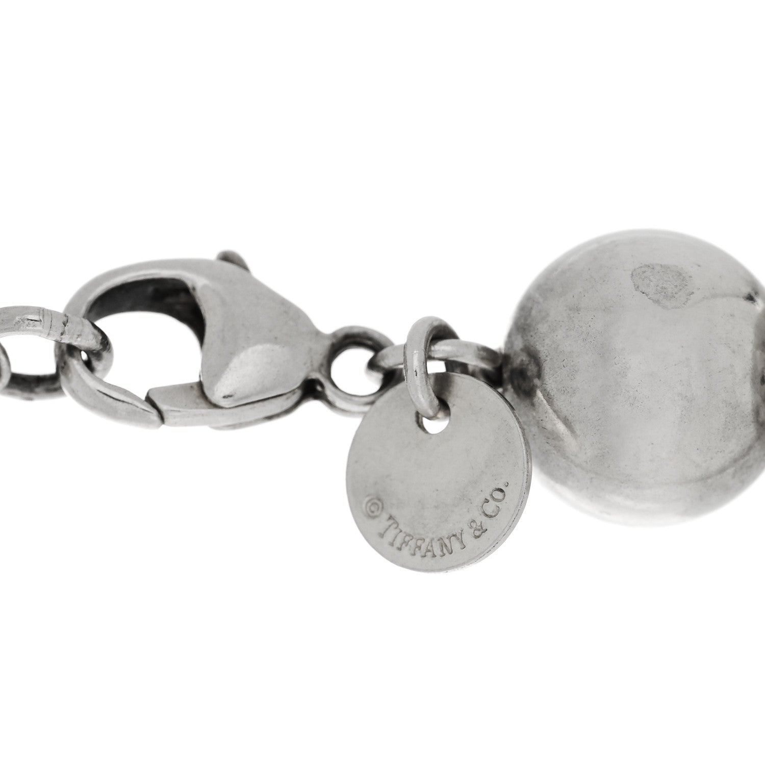 Tiffany Sterling Silver 10mm Hardwear Ball Necklace 4 of 4