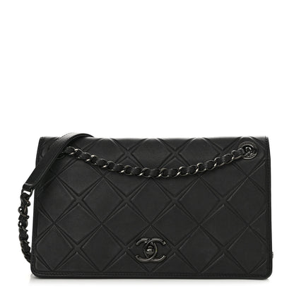 Chanel Calfskin Small Propeller Flap Black 1 of 15