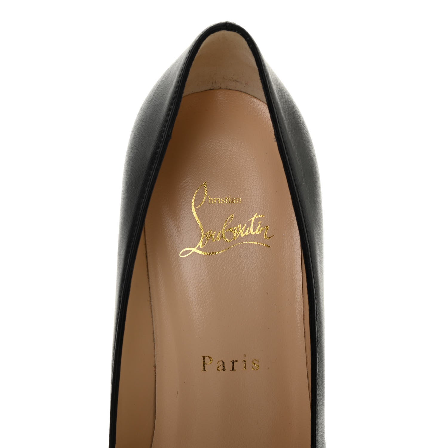 Christian Louboutin Shiny Nappa Pigalle 85 Pumps 37 Black 7 of 8
