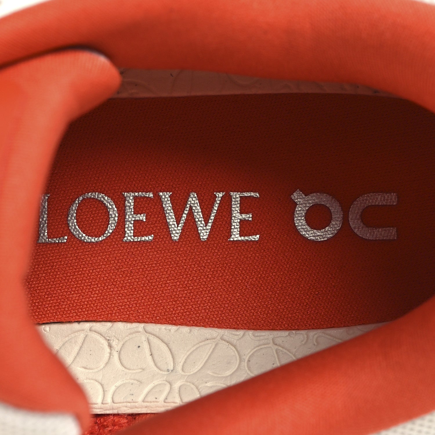 Loewe X ON Recycled Polyester Cloudtilt 2.0 Running Sneakers 37 White Orange 8 of 8