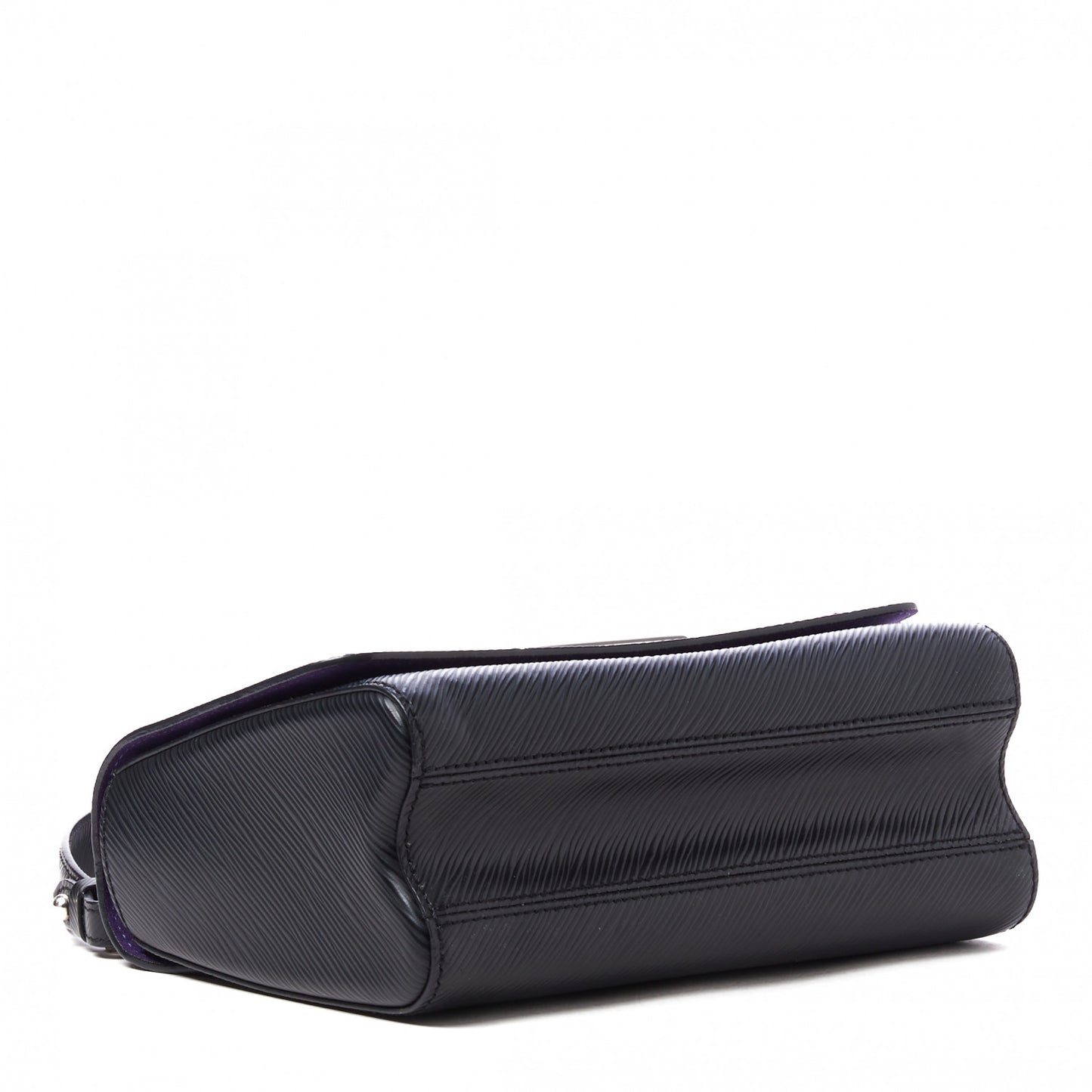 Epi Travel Stickers Twist Shoulder Bag MM Black