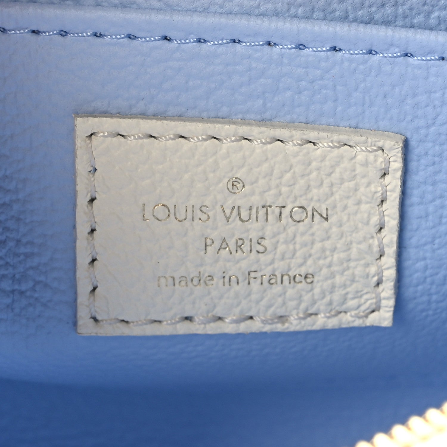 Louis Vuitton Empreinte Monogram Giant Cosmetic Pouch Latte Candy Blue 6 of 8