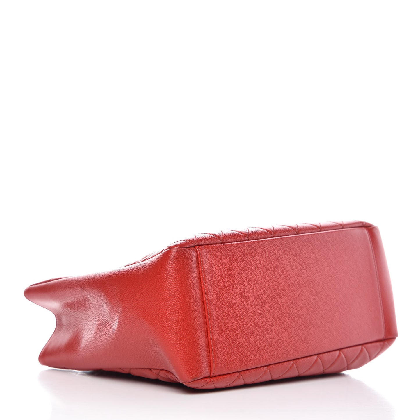 Caviar Quilted Grand Shopping Tote GST Red