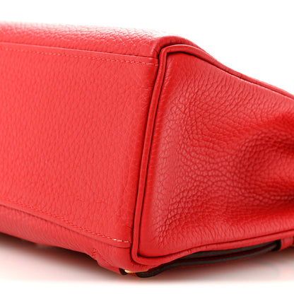 Hermes Taurillon Clemence Kelly Ado Backpack Rouge De Coeur 10 of 12