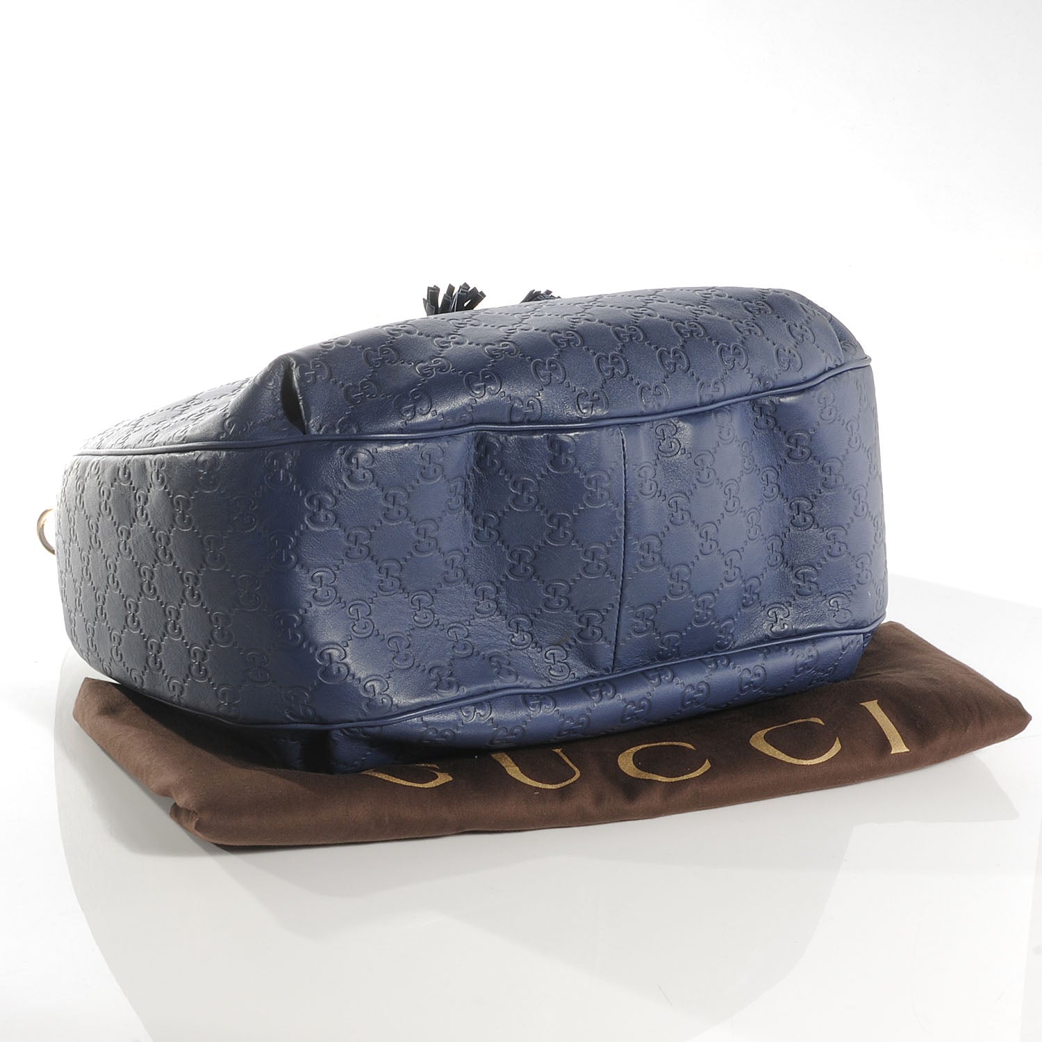 Gucci Guccissima Medium Emily Hobo Blue 4 of 7