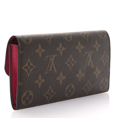 Louis Vuitton Monogram Emilie Wallet Fuchsia 3 of 8