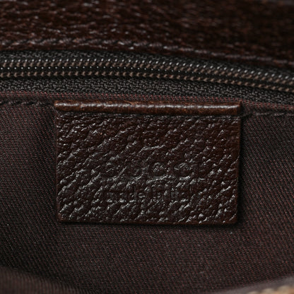 Gucci Monogram Waist Pouch Bag Dark Brown 6 of 9