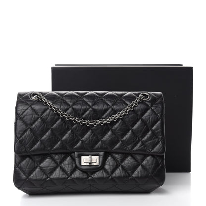 Chanel Aged Calfskin Quilted 2.55 Reissue 226 Flap Black 12 of 12