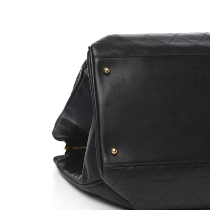 Chanel Calfskin Stitched Shopper Tote Black 8 of 10