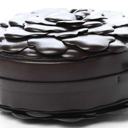 Valentino Garavani Nappa Atelier 03 Rose Edition Round Crossbody Bag Bitter Chocolate 6 of 9