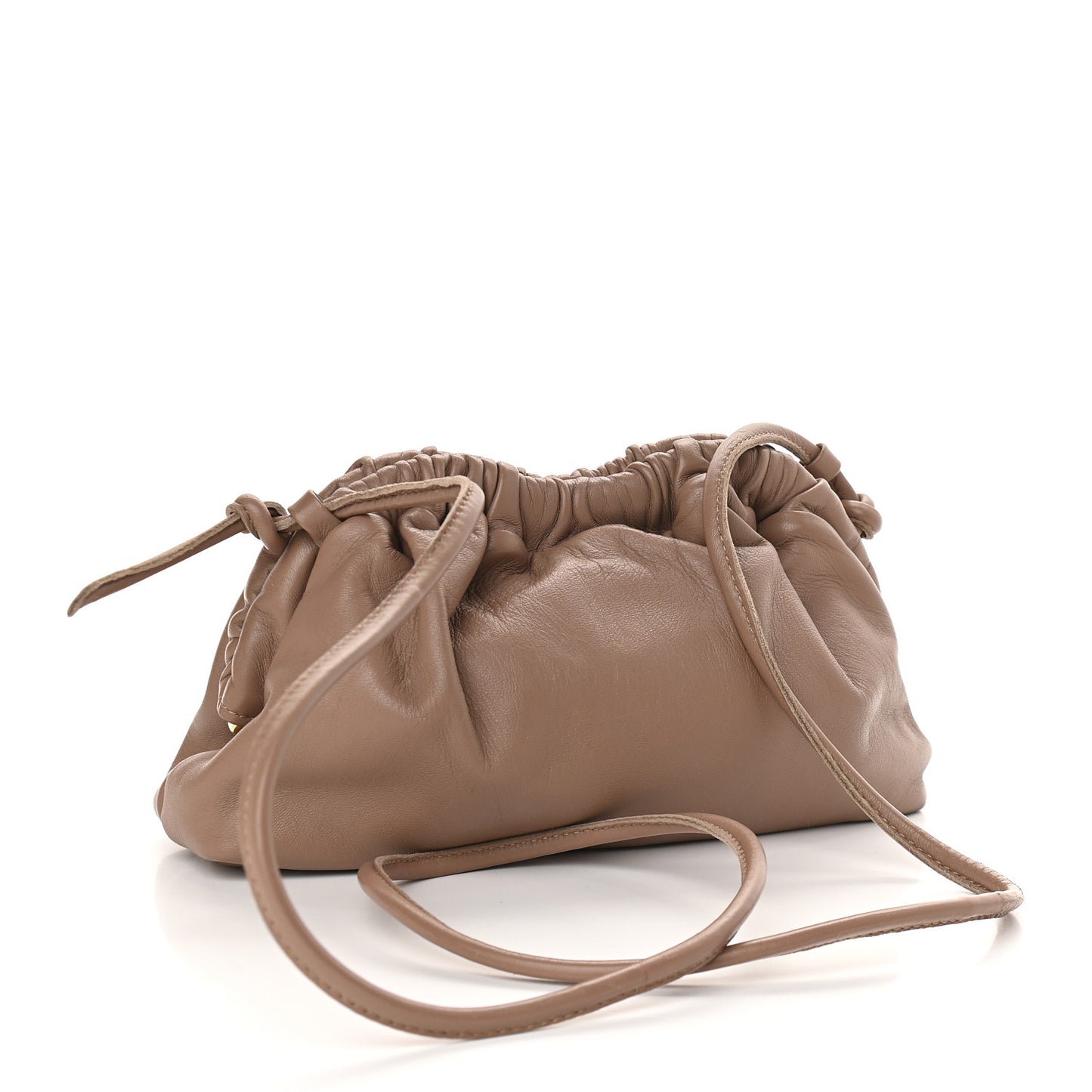 Lambskin Cloud Mini Clutch Biscotto