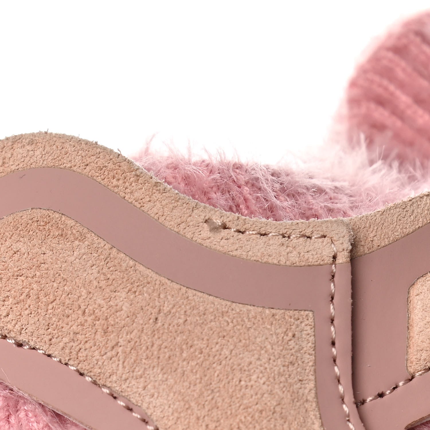 Chanel Suede Calfskin Stretch Fabric CC Sneakers 40.5 Pink 17 of 19
