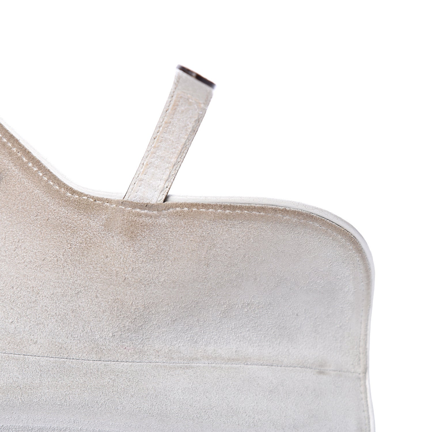 Christian Dior Calfskin Saddle Bag White 13 of 19