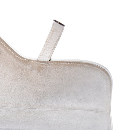Christian Dior Calfskin Saddle Bag White 13 of 19
