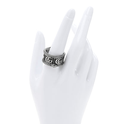 Gucci Sterling Silver GG Marmont Snake Band Ring 64 10.75 2 of 4