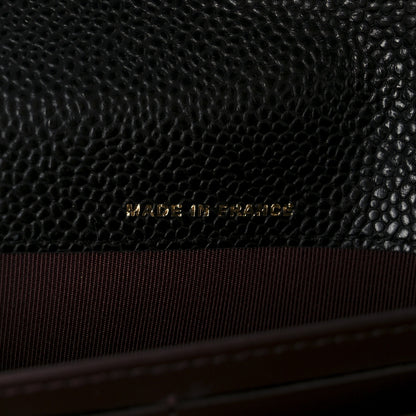 Chanel Caviar Quilted Long Flap Wallet Black 7 of 11