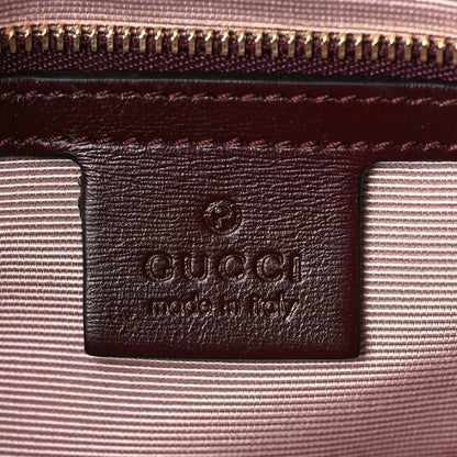 Gucci Vitello Palmellato Lux Small Arli Flap Shoulder Bag Vintage Bordeaux 6 of 12