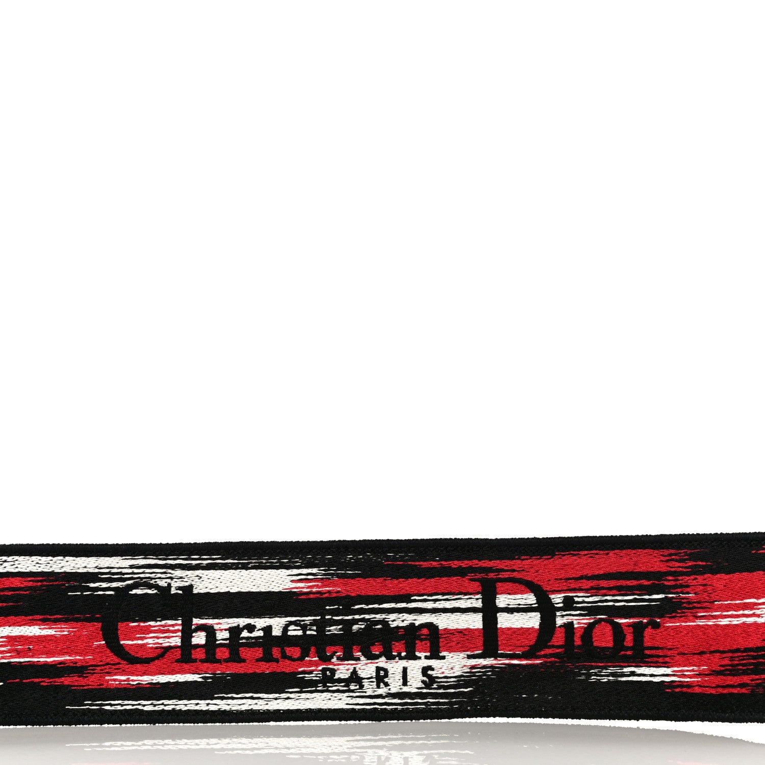 Christian Dior Canvas Embroidered Dioramour Shoulder Strap Black Red White 6 of 7