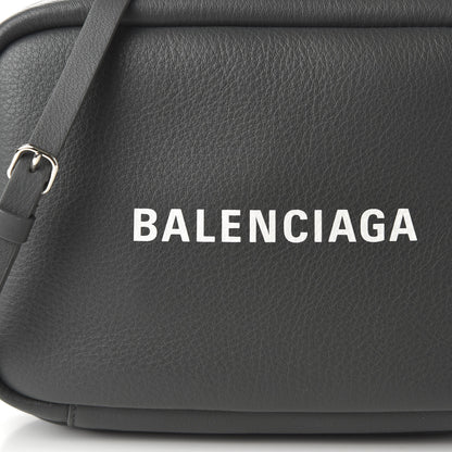 Balenciaga Smooth Calfskin Logo S Everyday Camera Bag Gris Fossile White 9 of 9