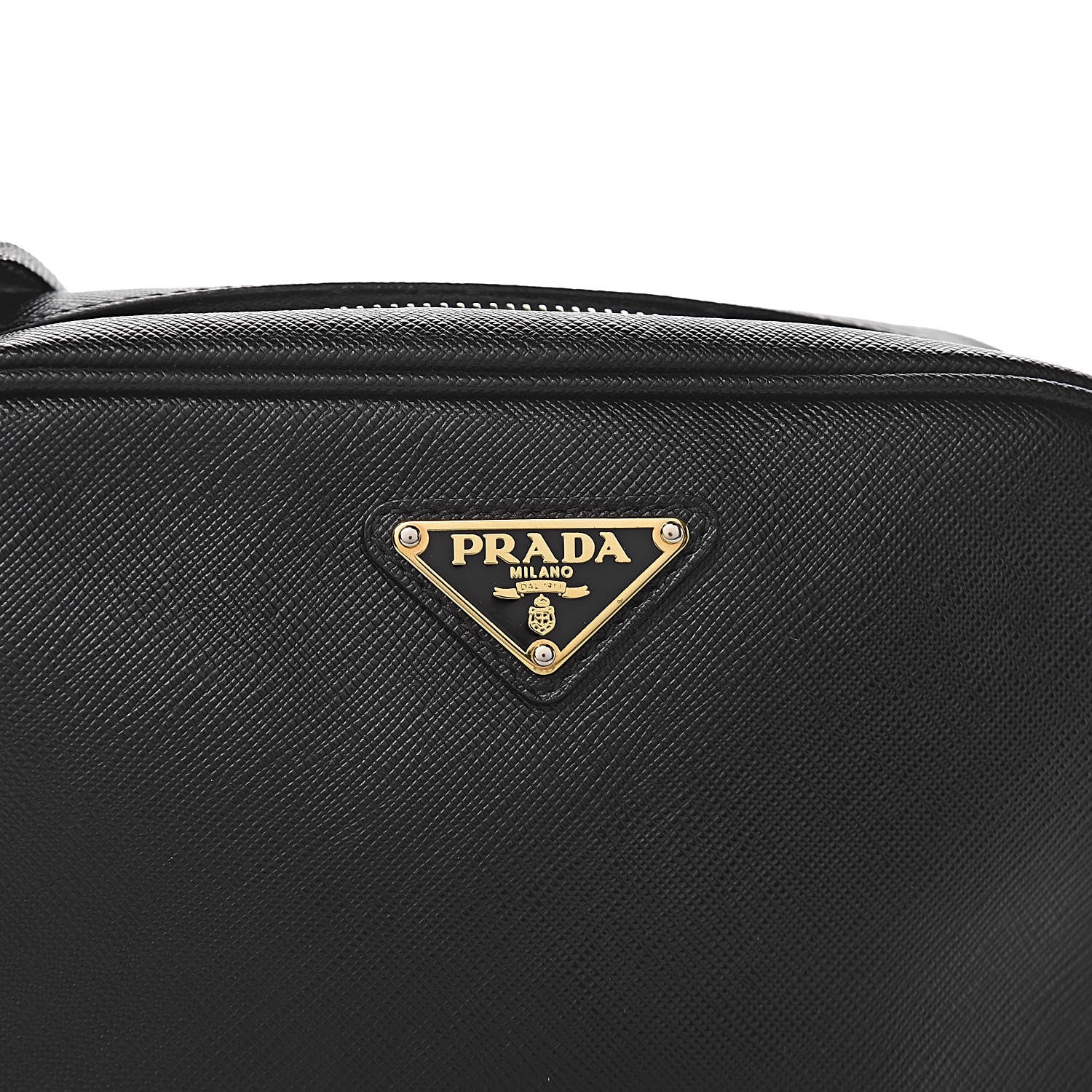 Prada Saffiano Small Camera Crossbody Bag Black 13 of 13