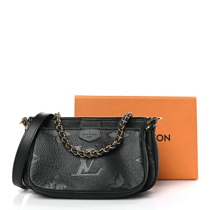 Louis Vuitton Empreinte Monogram Giant Multi Pochette Accessories Black 10 of 10