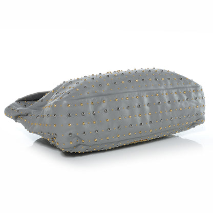 Miu Miu Soft Calf Studded Pochette Bag Nube 4 of 10