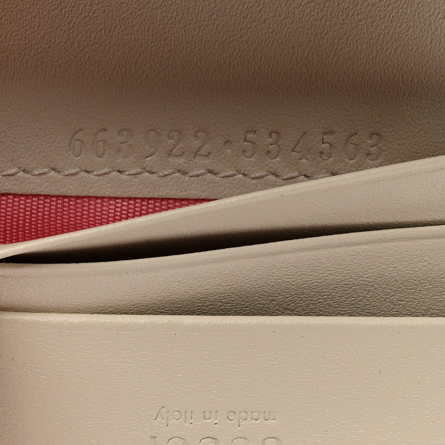 Gucci GG Supreme Monogram Les Pommes Card Case Wallet Beige Multicolor Mystic White 7 of 8