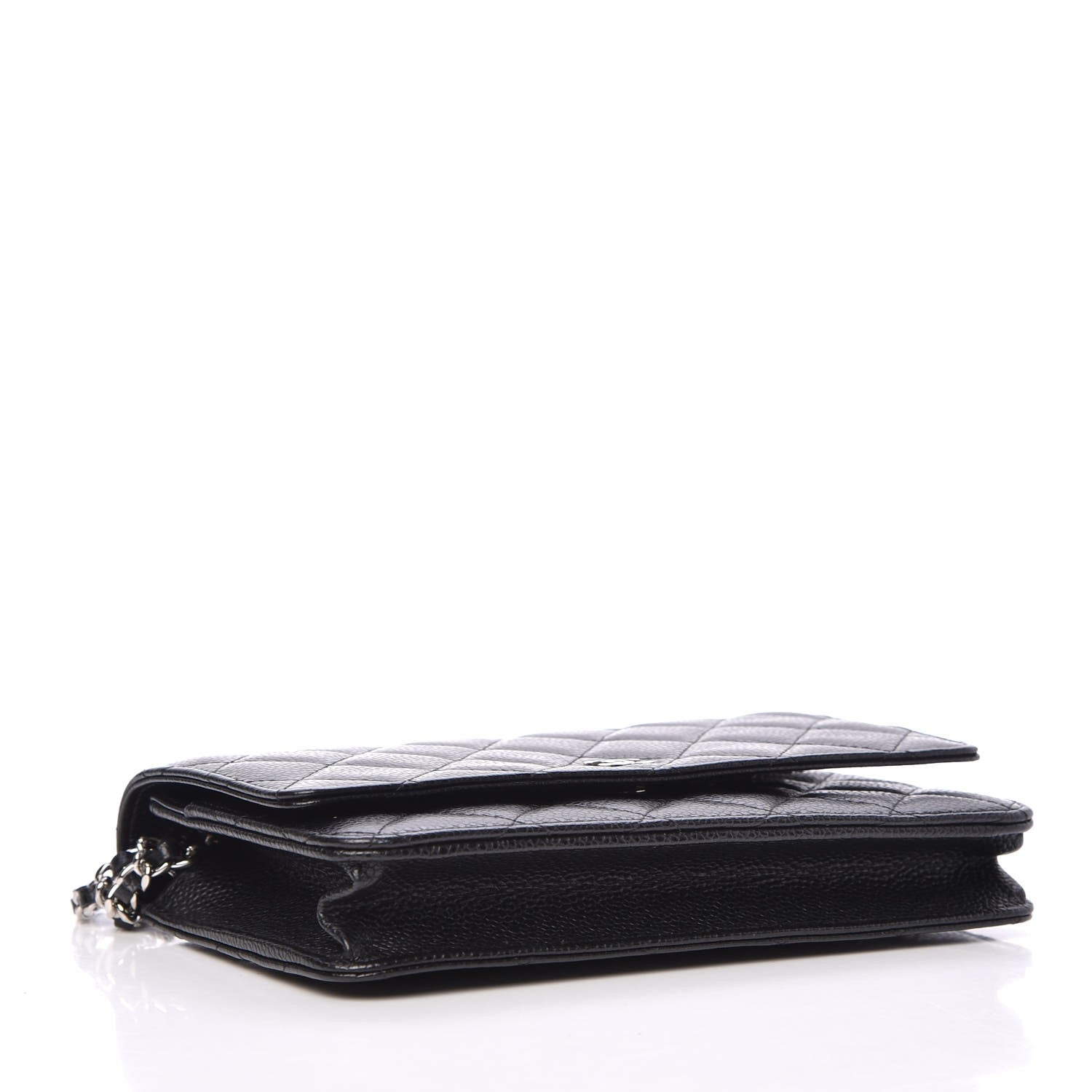 Chanel Caviar Quilted Wallet On Chain WOC Black 4 of 9