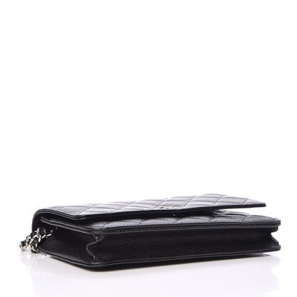 Chanel Caviar Quilted Wallet On Chain WOC Black 4 of 9