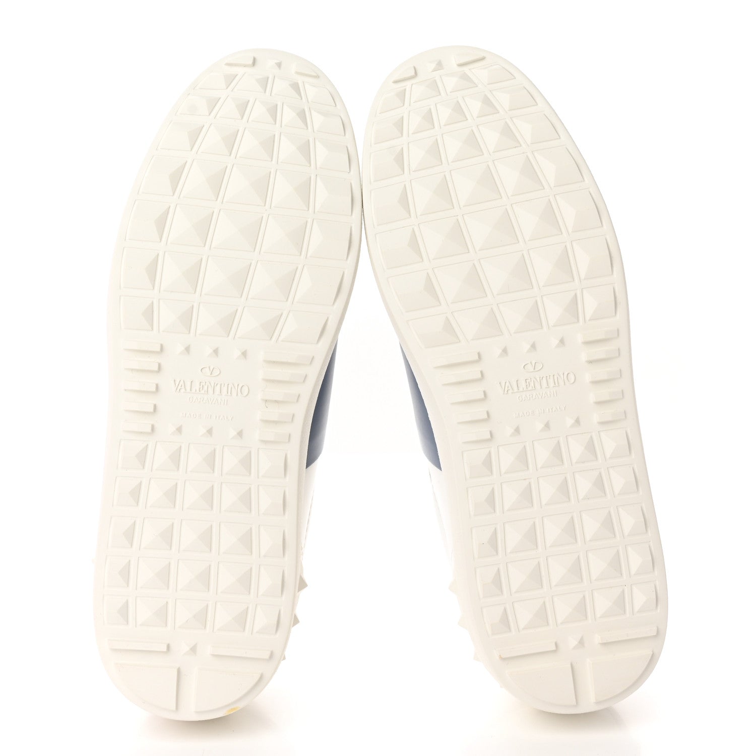 Valentino Garavani Calfskin Womens Rockstud Open Sneakers 36 White Niagara 5 of 12