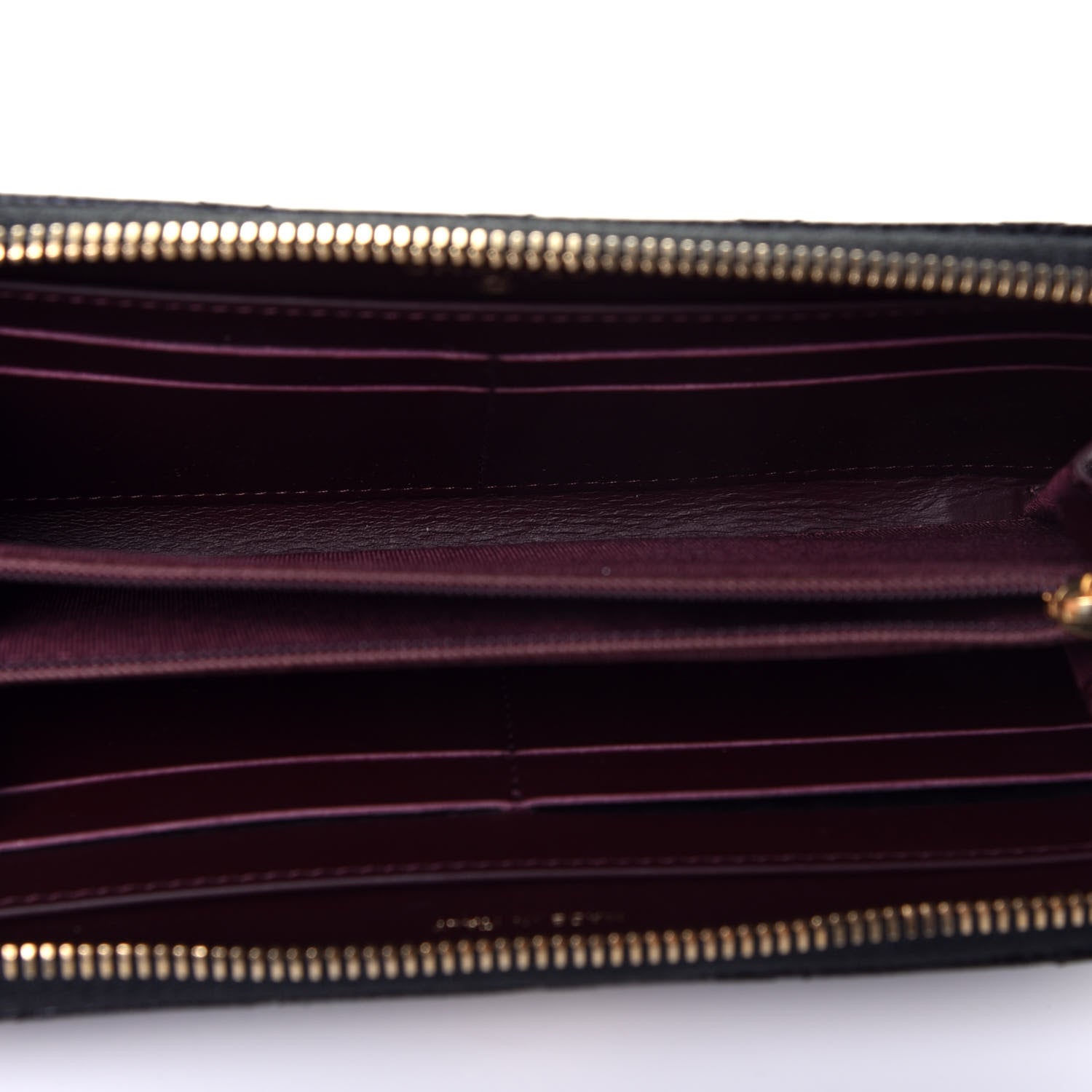 Chanel Caviar Quilted Large Gusset Zip Around Wallet Black 5 of 9
