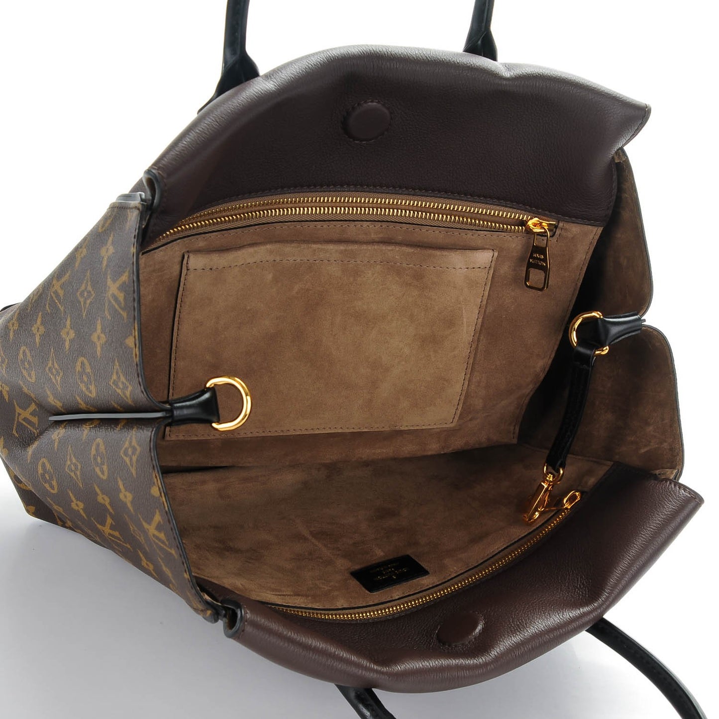 Veau Cachemire Monogram Tote W PM Chocolate